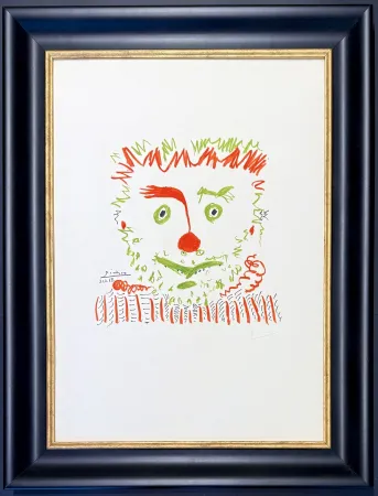 Lithographie Picasso - Pablo Picasso(1881–1973) – Clown – Color lithograph on Arches paper – 1968
