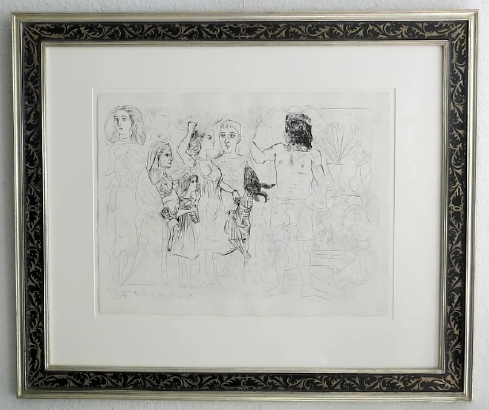 Lithographie Picasso - Paris 14. juillet 1942