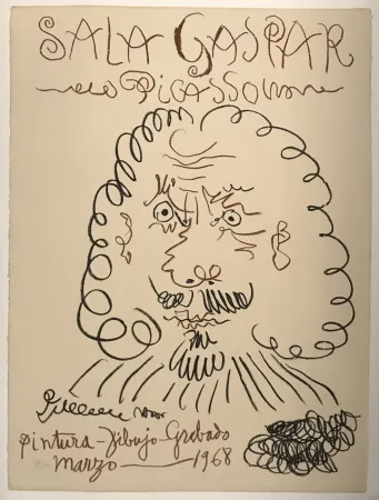 Lithographie Picasso - Sala Gaspar