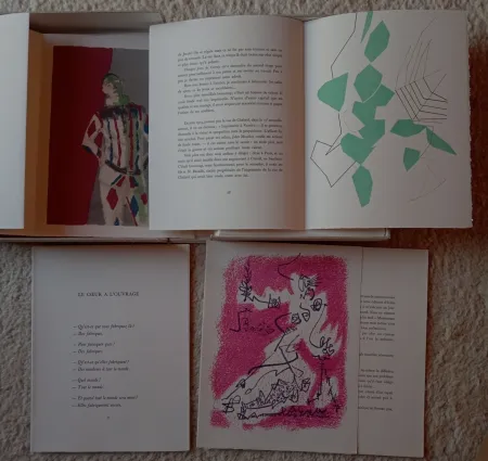 Lithographie Picasso - Souvenirs et Portraits d Artistes- Mourlot 