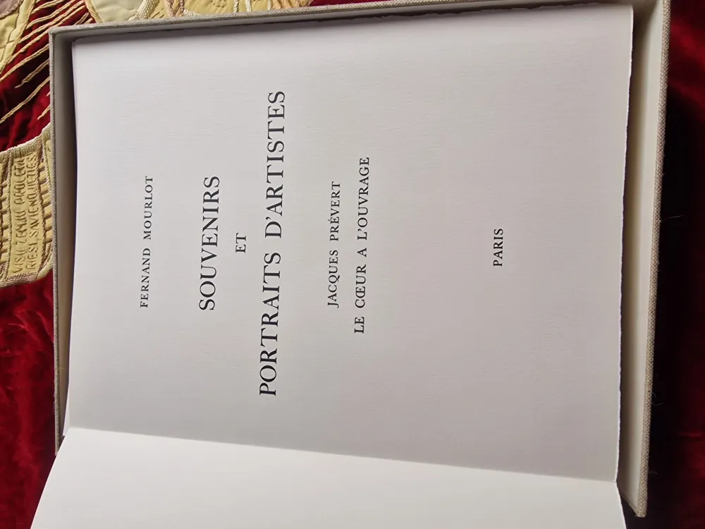 Lithographie Picasso - Souvenirs et Portraits d’Artistes 