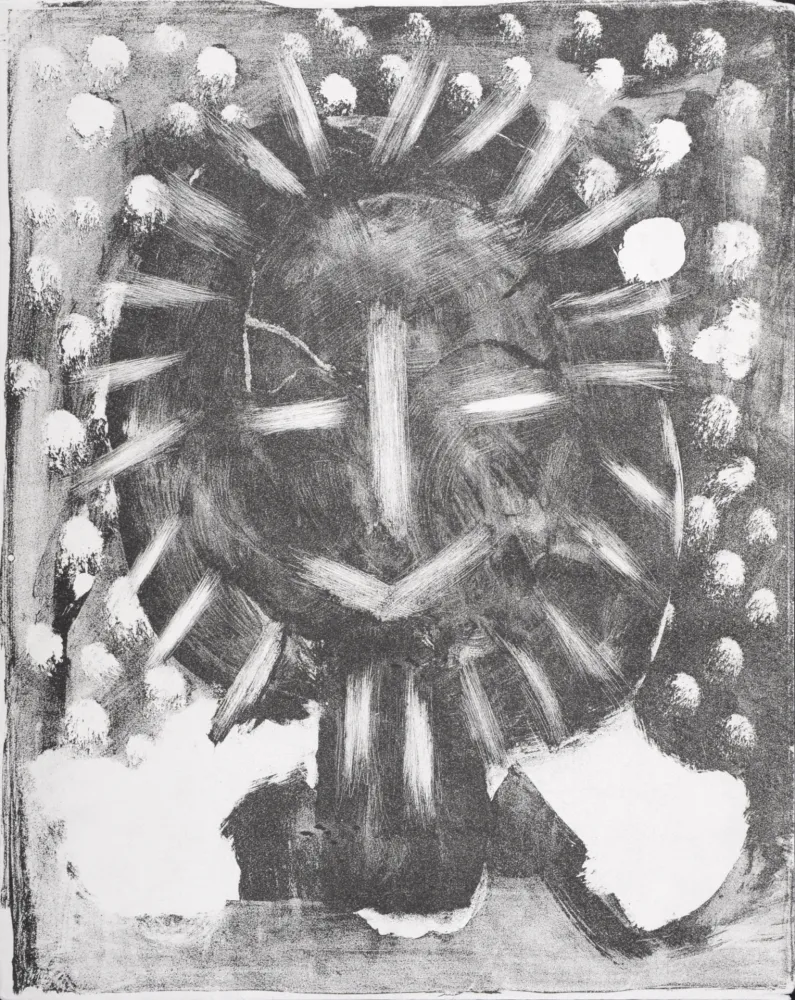 Lithographie Picasso - Tête, 1949