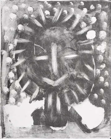 Lithographie Picasso - Tête, 1949