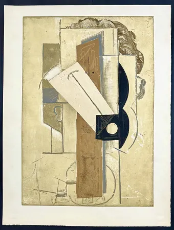 Lithographie Picasso - Tete de Jeune Fille a La Colombe, 1966