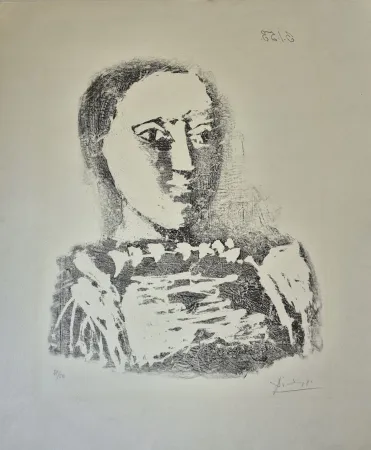 Lithographie Picasso - The Embroidered Sweater