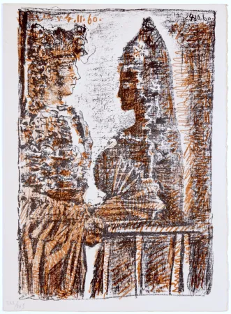 Aquatinte Picasso - Torero and Señorita