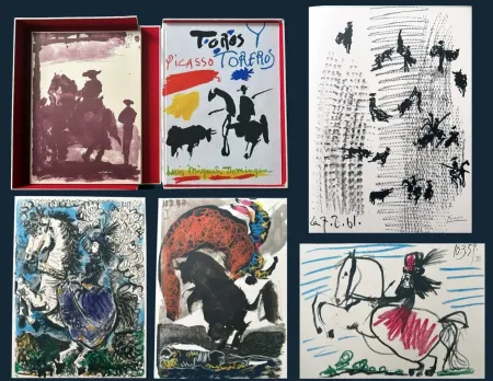 Lithographie Picasso - Toros y Toreros – Deluxe Edition No. 69/150 Cercle d’Art, Paris, 1961