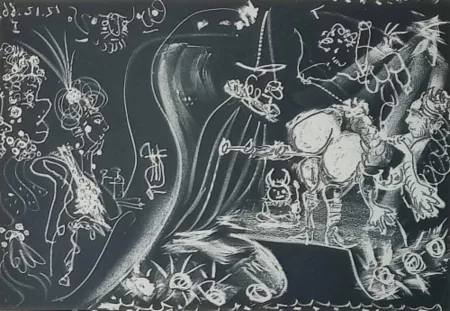 Eau-Forte Et Aquatinte Picasso - Untitled from Le Cocu Magnifique