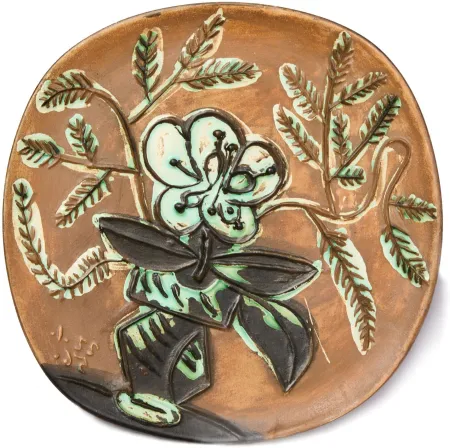 Céramique Picasso - “Vase au bouquet”