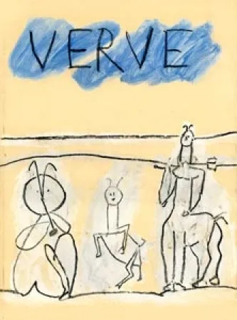 Livre Illustré Picasso - VERVE Vol. V. n° 19 et 20. COULEUR DE PICASSO. Antipolis 1946. Peintures et dessins de Picasso. Texte de Picasso et de Sabartes (1948)