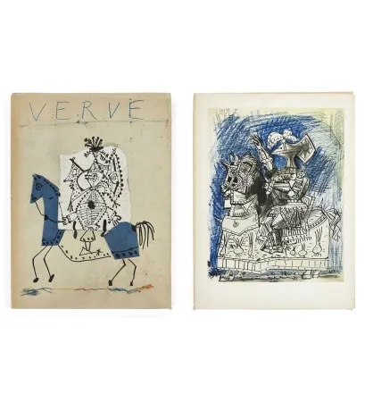 Livre Illustré Picasso - VERVE. Vol. VII, n° 25-26. 
