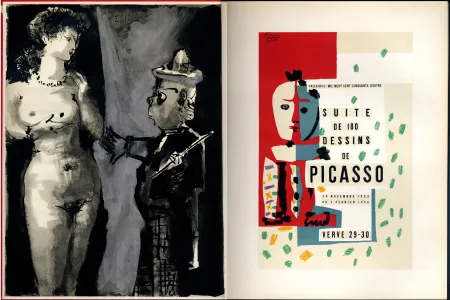 Livre Illustré Picasso - VERVE VOL. VIII - N° 29-30. SUITE DE 180 DESSINS DE PICASSO. 1953-1954 (La Comédie Humaine / The Human Comedy)