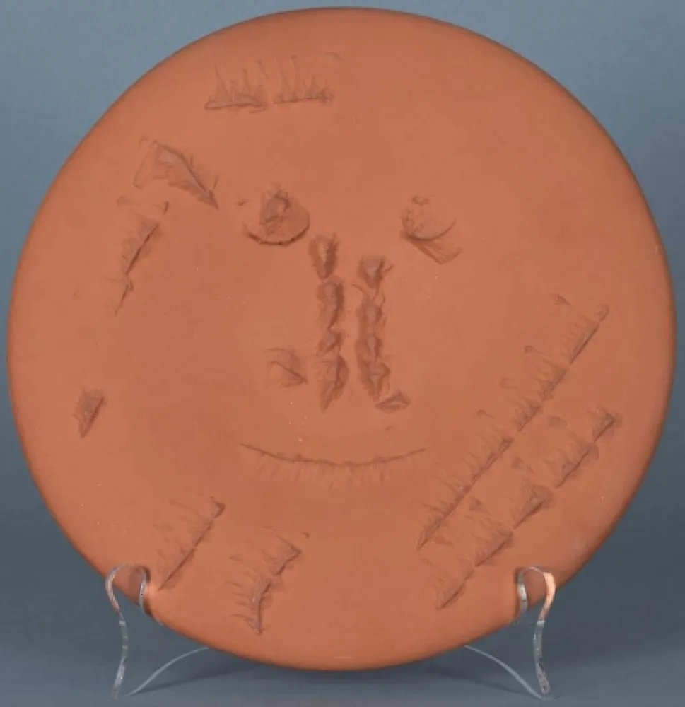 Céramique Picasso - Visage de face (Full-face Face), 1963