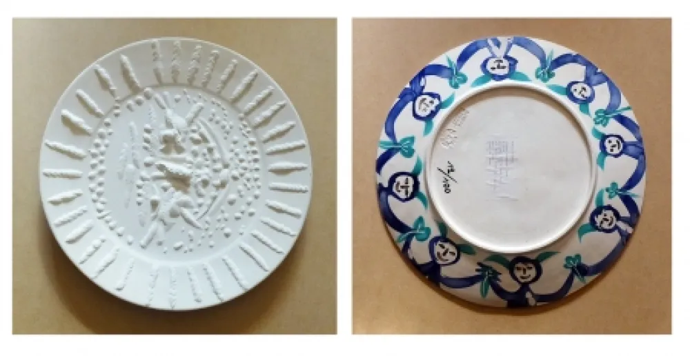 Céramique Picasso - Visage tourmenté