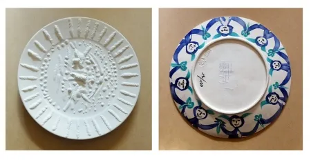 Céramique Picasso - Visage tourmenté