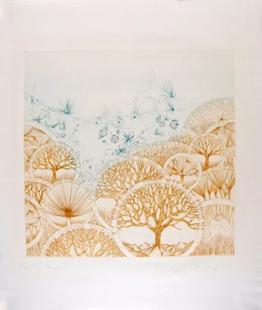 Gravure Pierron - Le Bosquet