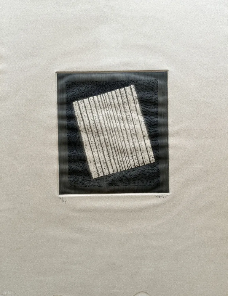 Gravure Piza - Sans titre