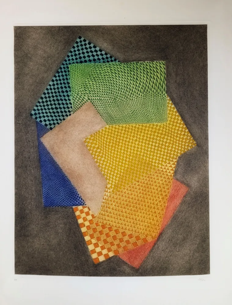 Gravure Piza - Sans titre 