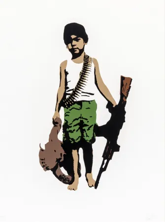 Sérigraphie Plastic - Warchild