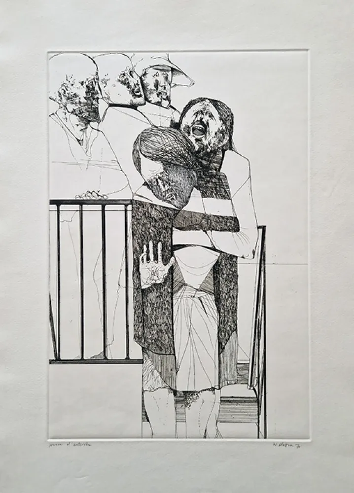 Eau-Forte Plattner - L'urlo