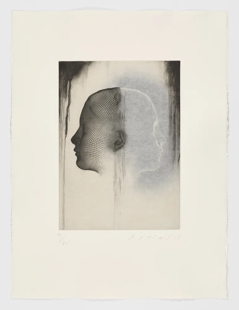 Eau-Forte Plensa - Sin titulo