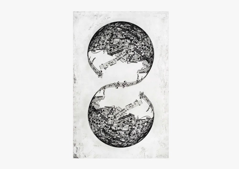 Gravure Plensa - Symétrie