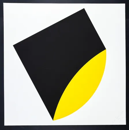Sérigraphie Polk Smith - Leon Polk Smith (1906–1996) - Serigraphy on Fabriano paper - 1983
