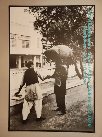 Sérigraphie Polke - „Van Abbemuseum Sigmar Polke 25.6 tm 25.7.1976 Eindhoven Achim Duchow“.