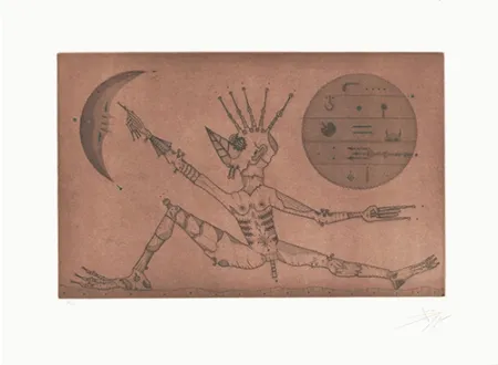 Eau-Forte Et Aquatinte Ponç - Entre dues llunes