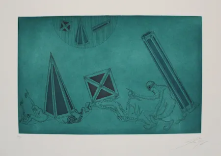 Eau-Forte Et Aquatinte Ponç - Equivalents