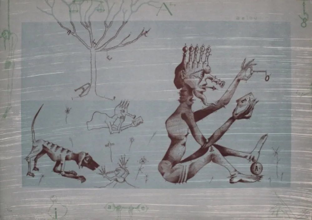 Lithographie Ponç - Gos-1 / Dog-1