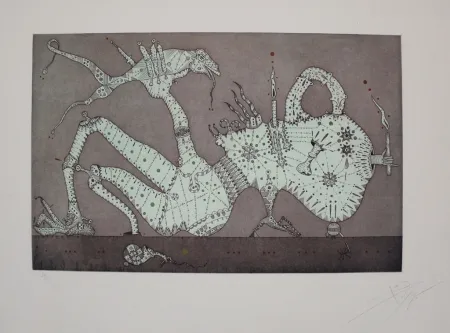 Eau-Forte Et Aquatinte Ponç - Onanista