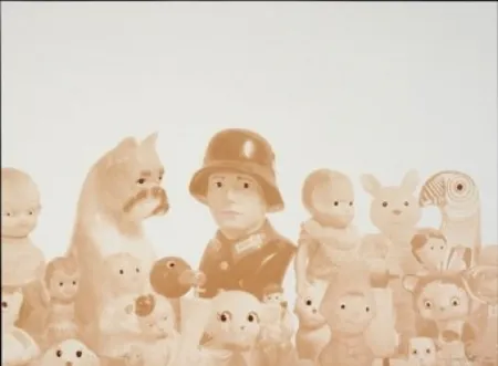 Lithographie Porter - Sin título con nazi