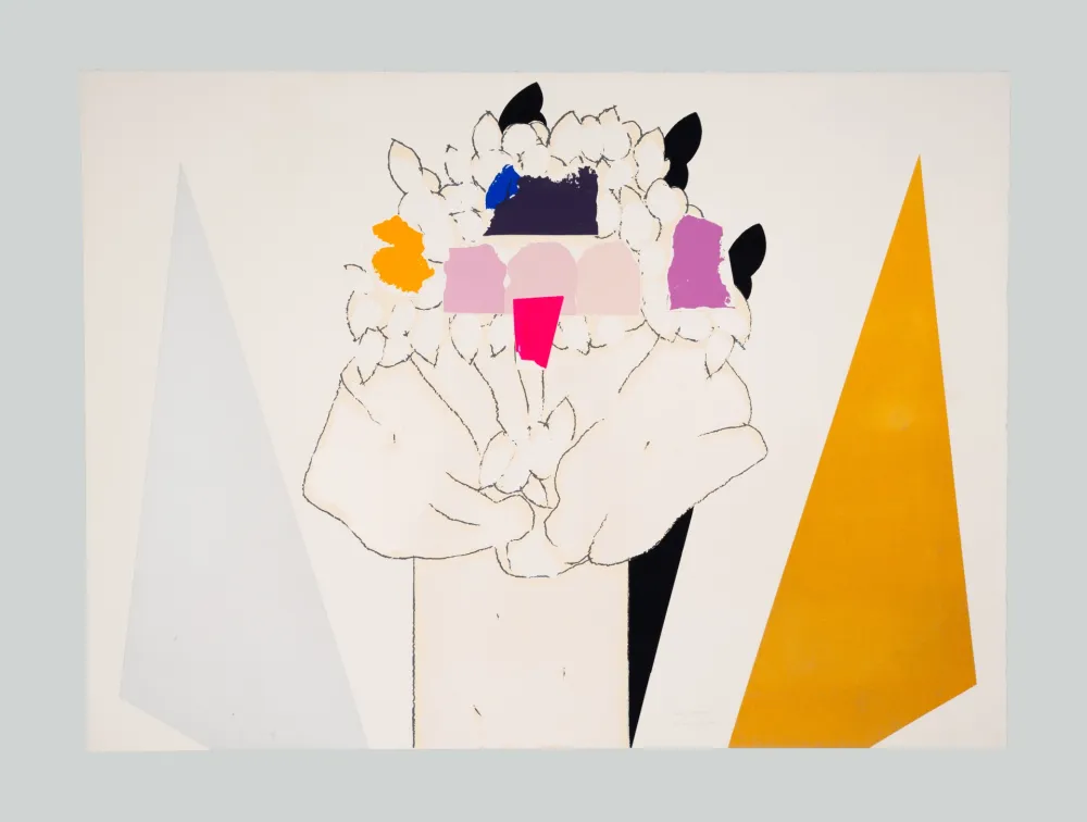 Sérigraphie Pozzati - A che punto siamo con i fiori