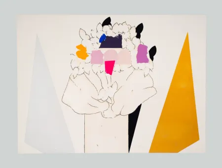 Sérigraphie Pozzati - A che punto siamo con i fiori