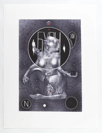 Sérigraphie Prigov -  Portfolio «Aufbruch aus Moskau»