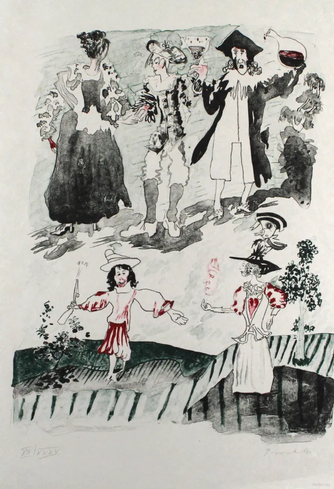 Lithographie Procktor - Northern Lass