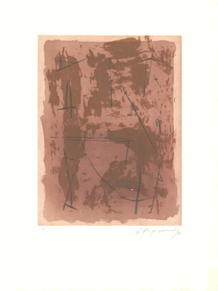 Eau-Forte Et Aquatinte Ràfols Casamada - Circ-1