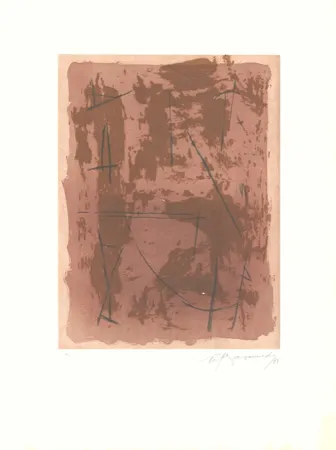 Eau-Forte Et Aquatinte Ràfols Casamada - Circ-1