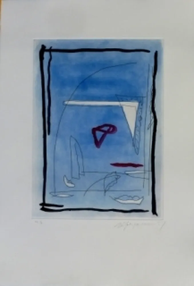 Eau-Forte Et Aquatinte Ràfols Casamada - Composition 12