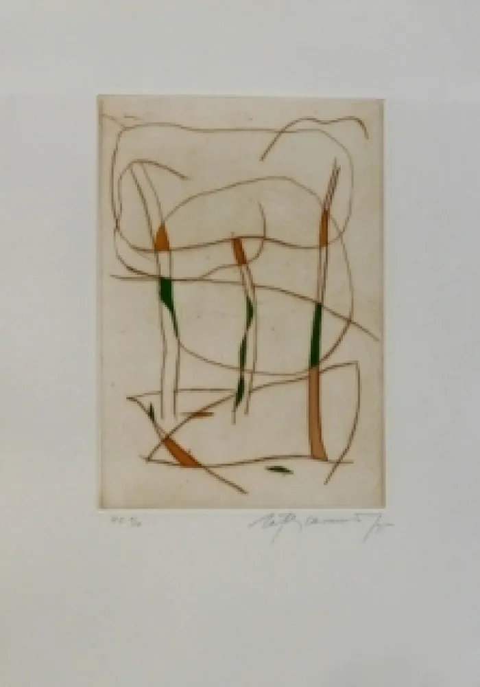 Eau-Forte Et Aquatinte Ràfols Casamada - Composition 15