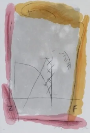 Lithographie Ràfols Casamada - Composition 23