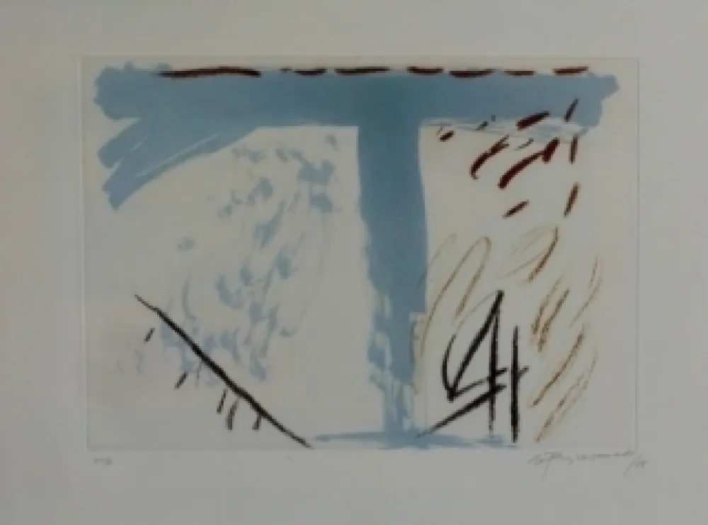 Eau-Forte Et Aquatinte Ràfols Casamada - Composition 58