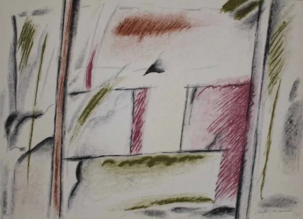 Lithographie Ràfols Casamada - Homenatge a Joan Prats