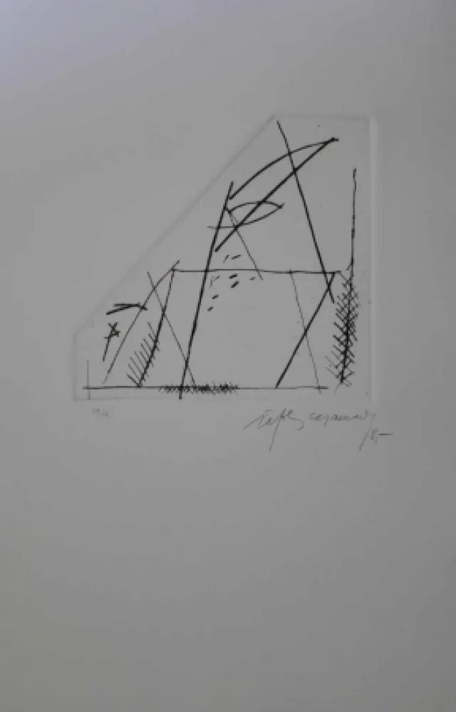 Gravure Ràfols Casamada - Jardí 4