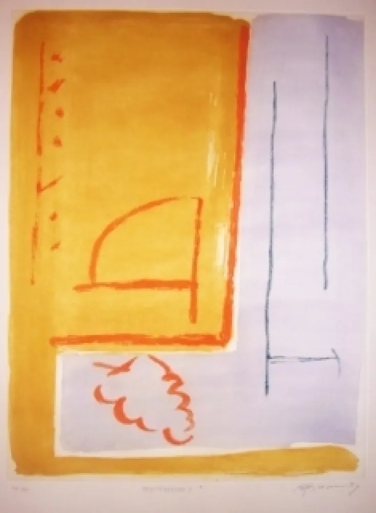 Aquatinte Ràfols Casamada - Mediterraneo II