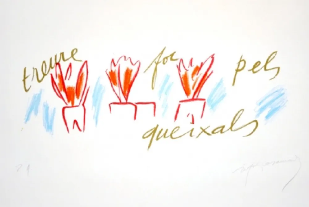 Linogravure Ràfols Casamada - Treure Foc Pels Queixals