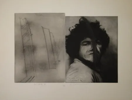 Gravure Rainer - Doppelporträt oder Stirnspalt 