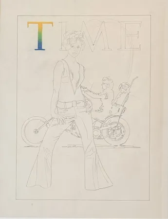 Multiple Ramos - Study for Fonda: Sketch #1 (TIME)