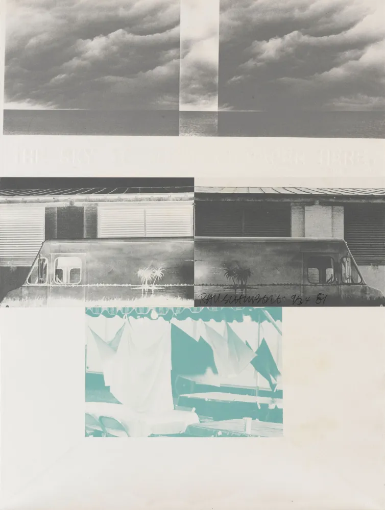 Lithographie Rauschenberg - American Pewter with Burroughs I
